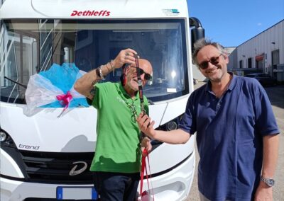 Consegna DETHLEFFS TREND I 7057 DBL – Bianchi